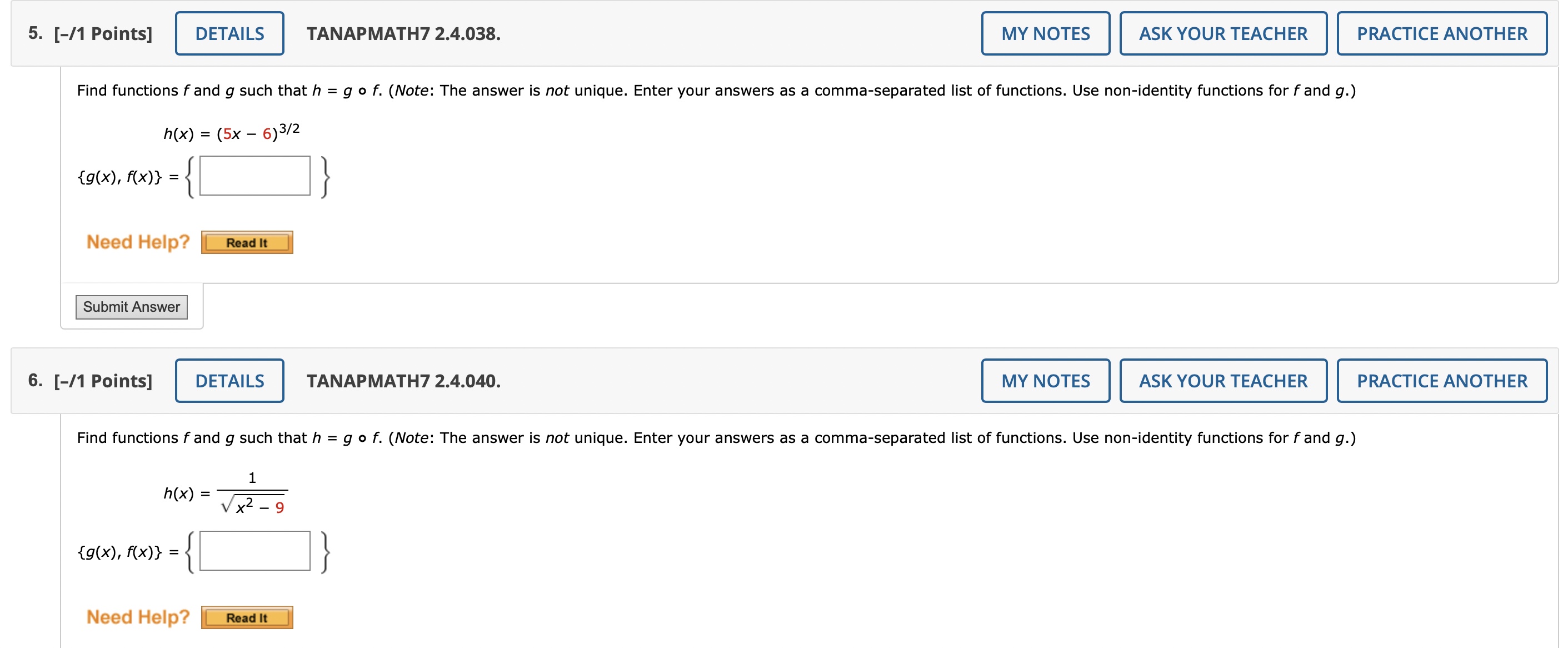 Solved Please answer both questions with work and | Chegg.com