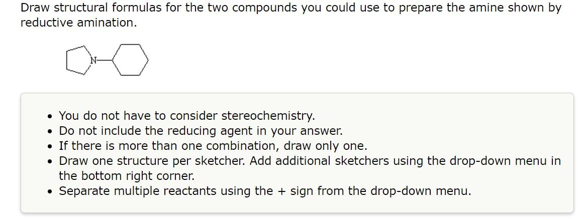 Solved Draw structural formulas for the two compounds you | Chegg.com