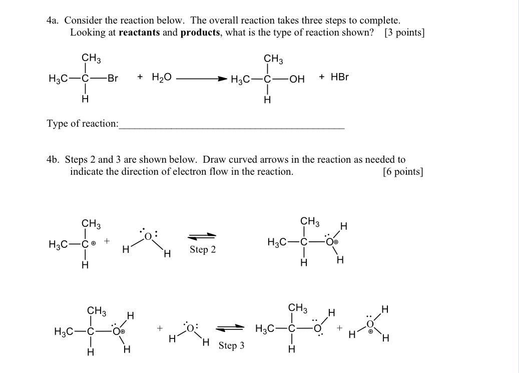 Solved 4a. Consider the reaction below. The overall reaction