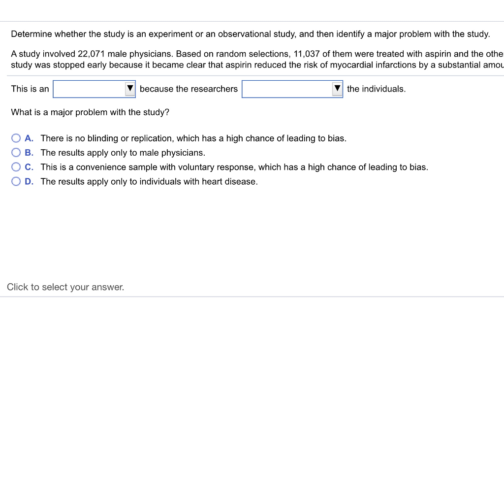 solved-determine-whether-the-study-is-an-experiment-or-an-chegg