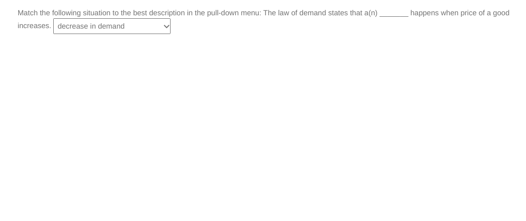 Solved The options I have to chose from are 1.Decrease in | Chegg.com