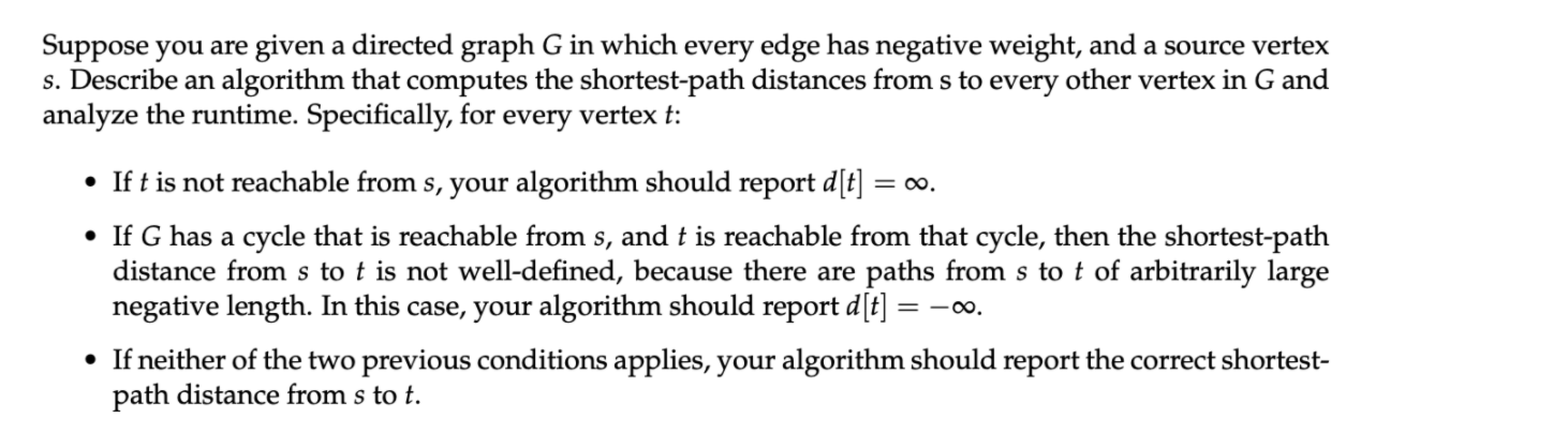 Solved = Suppose you are given a directed graph G in which | Chegg.com