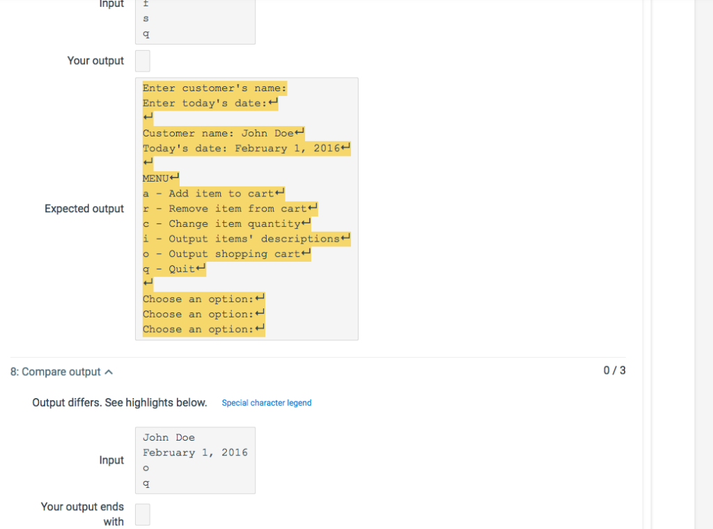 Solved 7.11 LAB: Online shopping cart - Part 2 This program | Chegg.com