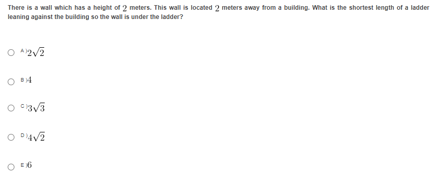 Solved There is a wall which has a height of 2 meters. This | Chegg.com