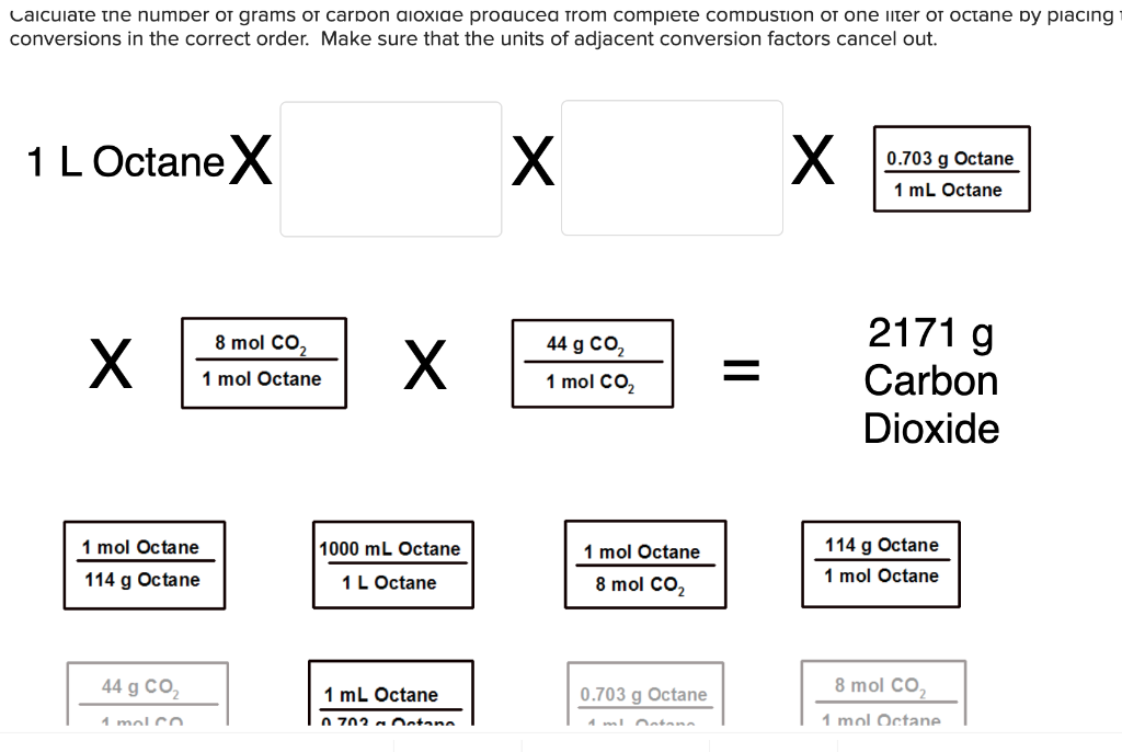 Solved Calculate the number of grams of carbon dioxide