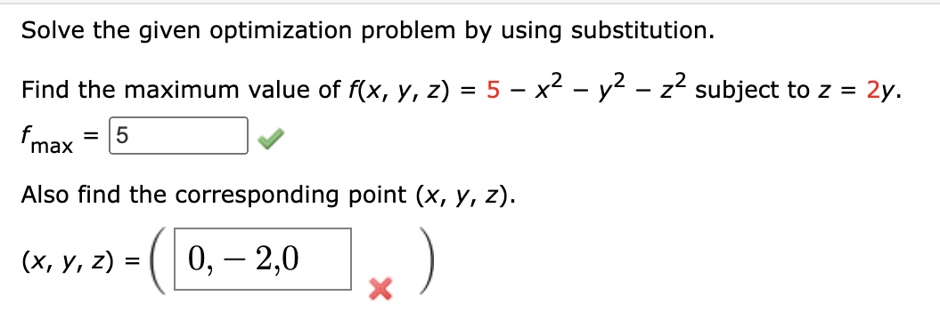 Solved Solve The Given Optimization Problem By Using | Chegg.com