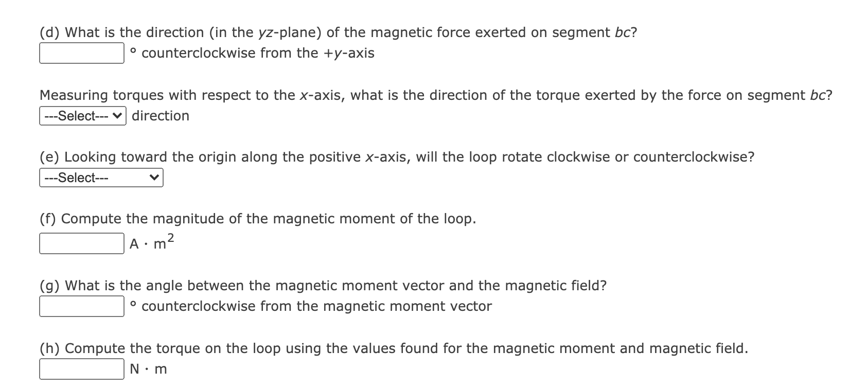 Solved A Rectangular Loop Has Dimensions 0 5 M By 0 260 Chegg Com