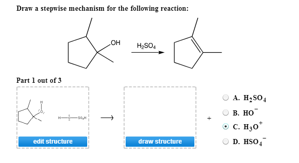 Draw A Mechanism 2 Steps For The Following Reaction