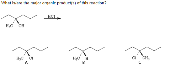 Solved What is/are the major organic product(s) of this | Chegg.com