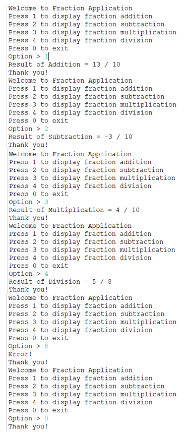 Solved q) Develop an Abstract Data Type for the Fractions | Chegg.com