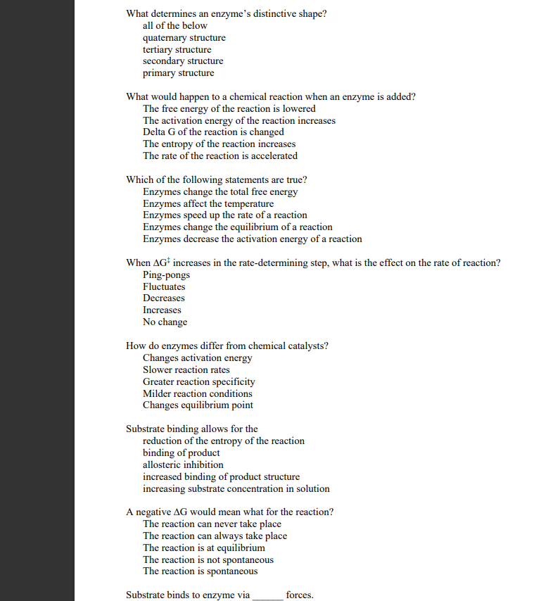 Solved A catalyst lowers the activation barrier by only