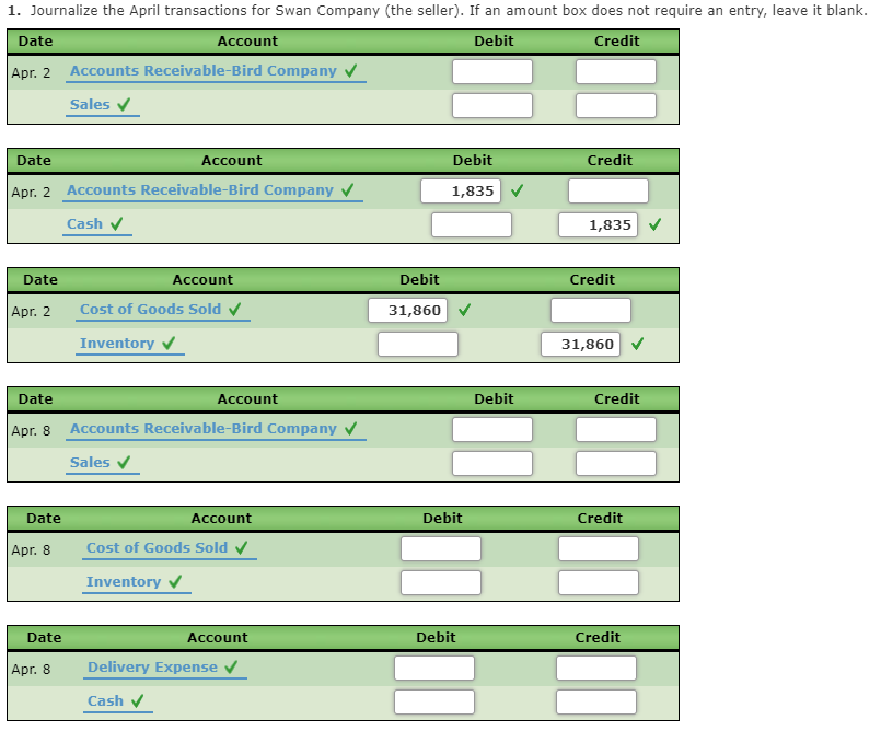 Sales And Purchase Related Transactions For Seller Chegg 