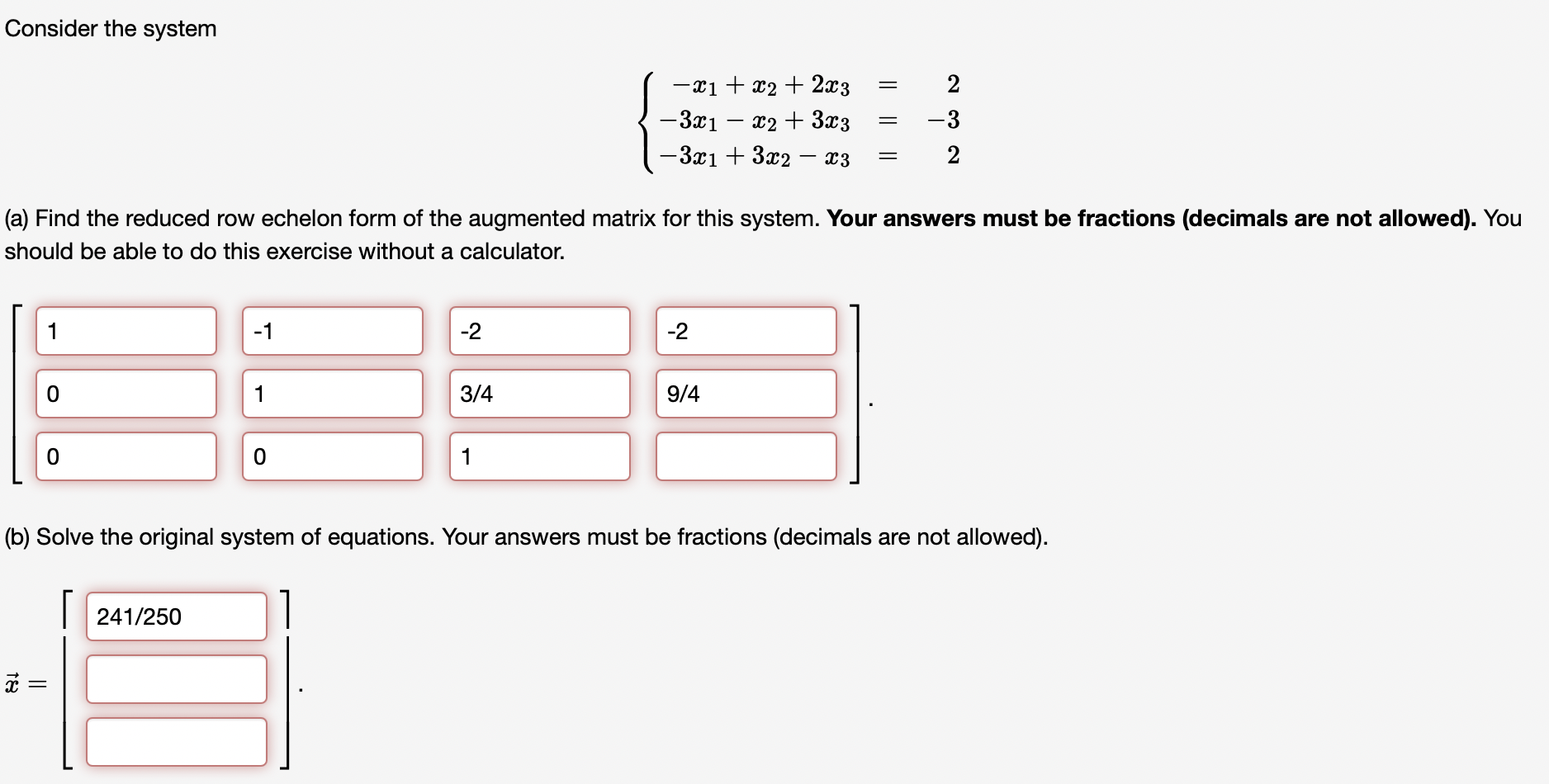 Solved Consider the system Chegg