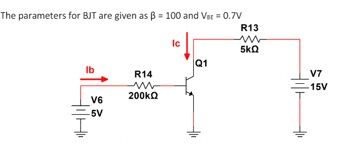 Solved a) Determine Ib b) Determine Ic c) Determine VCE d) | Chegg.com