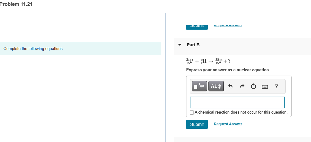 Solved Complete the following equations. Part B | Chegg.com