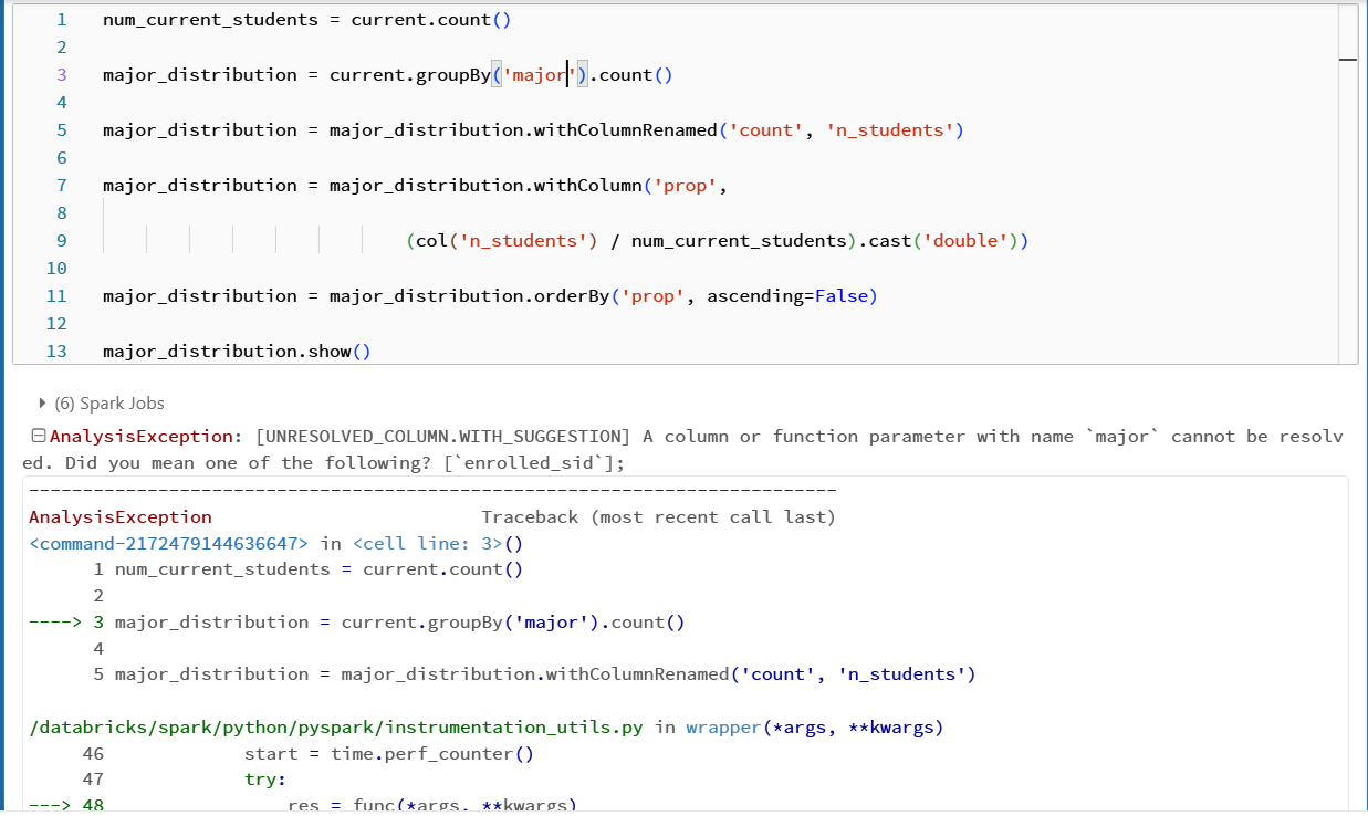 Solved Tried changing the code as directed but still have an | Chegg.com