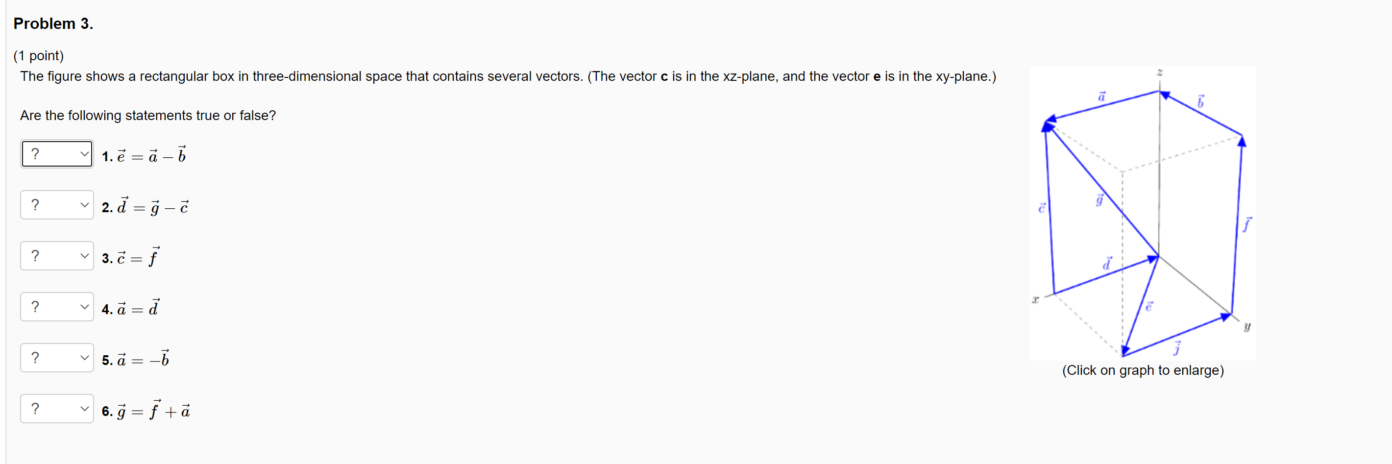 Solved Problem 3. (1 point) The figure shows a rectangular | Chegg.com