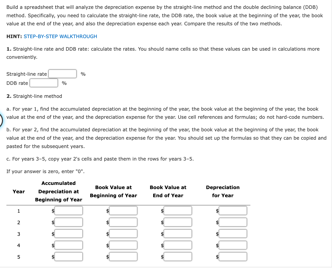 Solved Depreciation Analysis: Straight-Line Method versus | Chegg.com