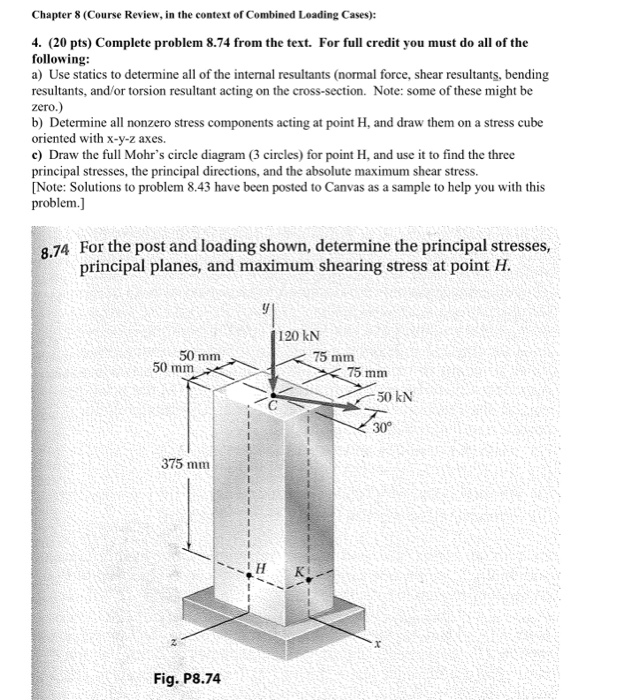 Solved Chapter 8 (Course Review, in the context of Combined | Chegg.com