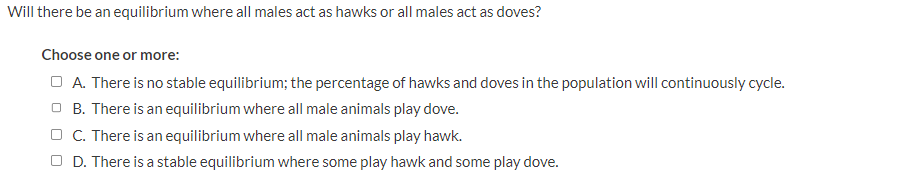Solved Evolutionary game theory applies the models and | Chegg.com