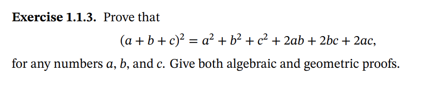 Solved Exercise 1.1.3. Prove That | Chegg.com