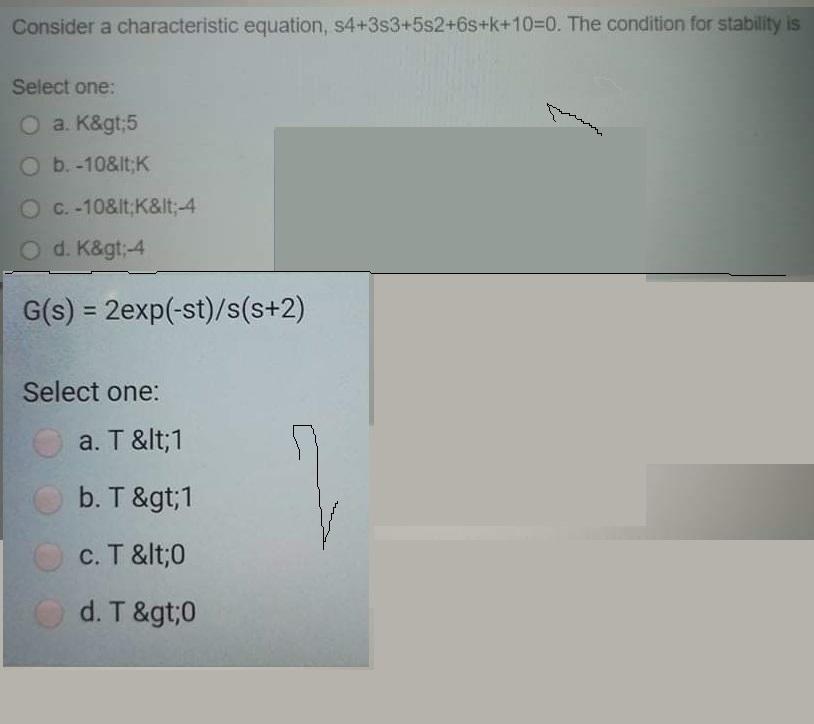 Solved Consider A Characteristic Equation, | Chegg.com