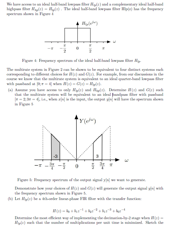 Consider The Multirate Signal Processing System Sh Chegg Com