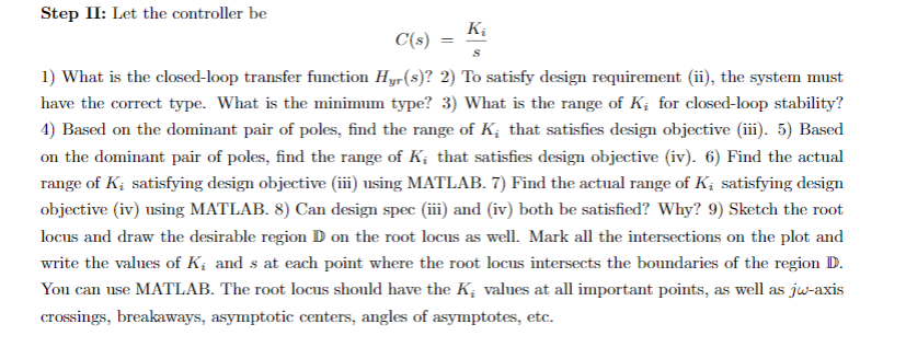 Solved C S P S Figure 1 Unity Feedback System Consider Chegg Com