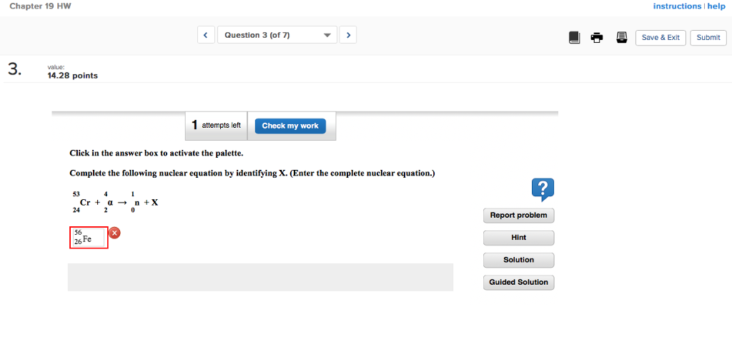 Solved Chapter 19 HW instructions I help Question 3 (of 7) a | Chegg.com