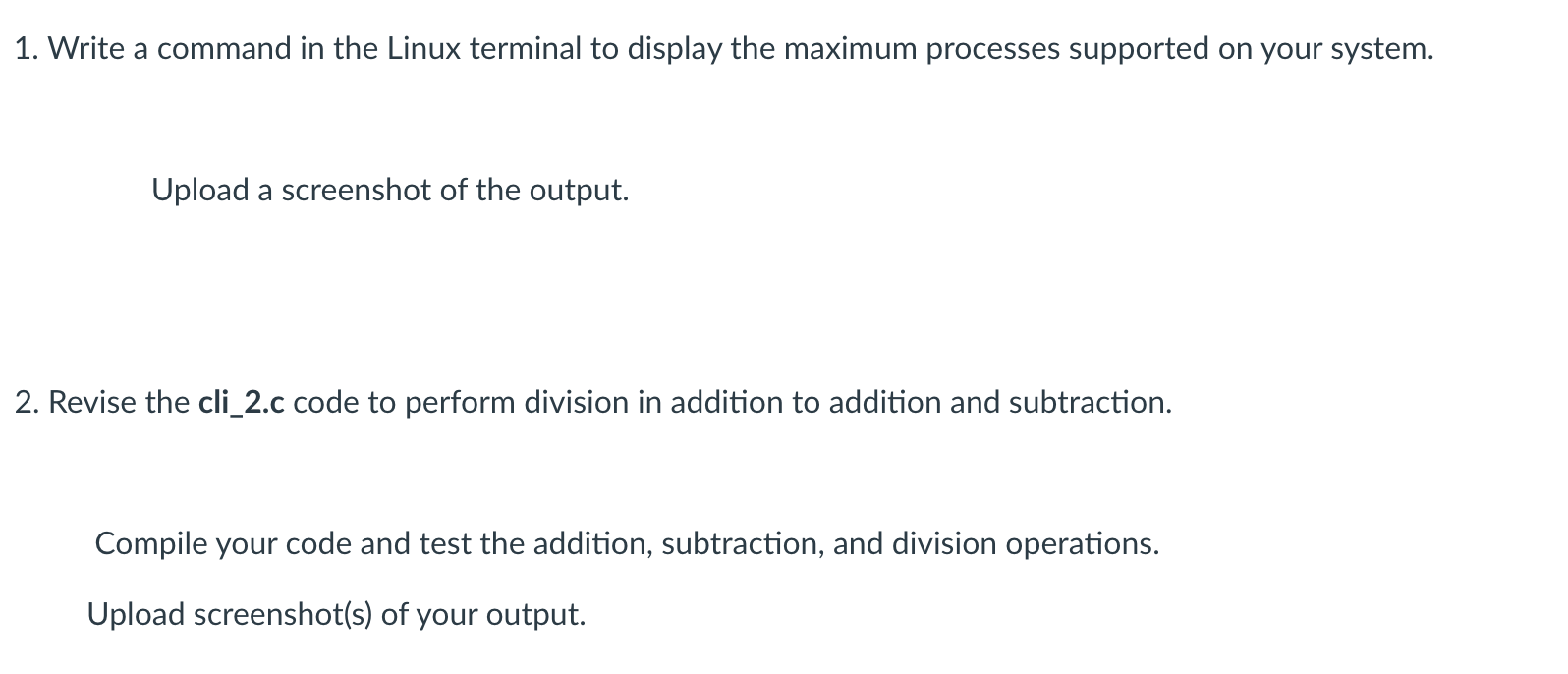 Solved Write a command in the Linux terminal to display the | Chegg.com