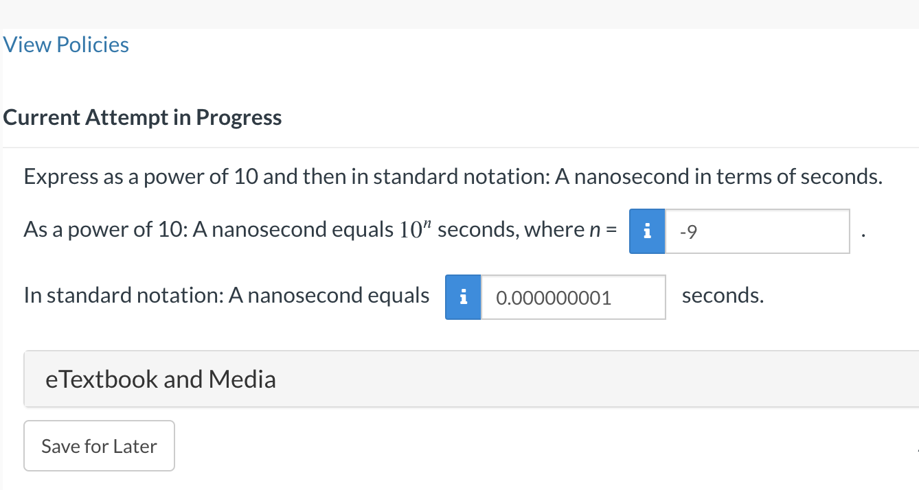 express 0.0001 in terms of power of 10