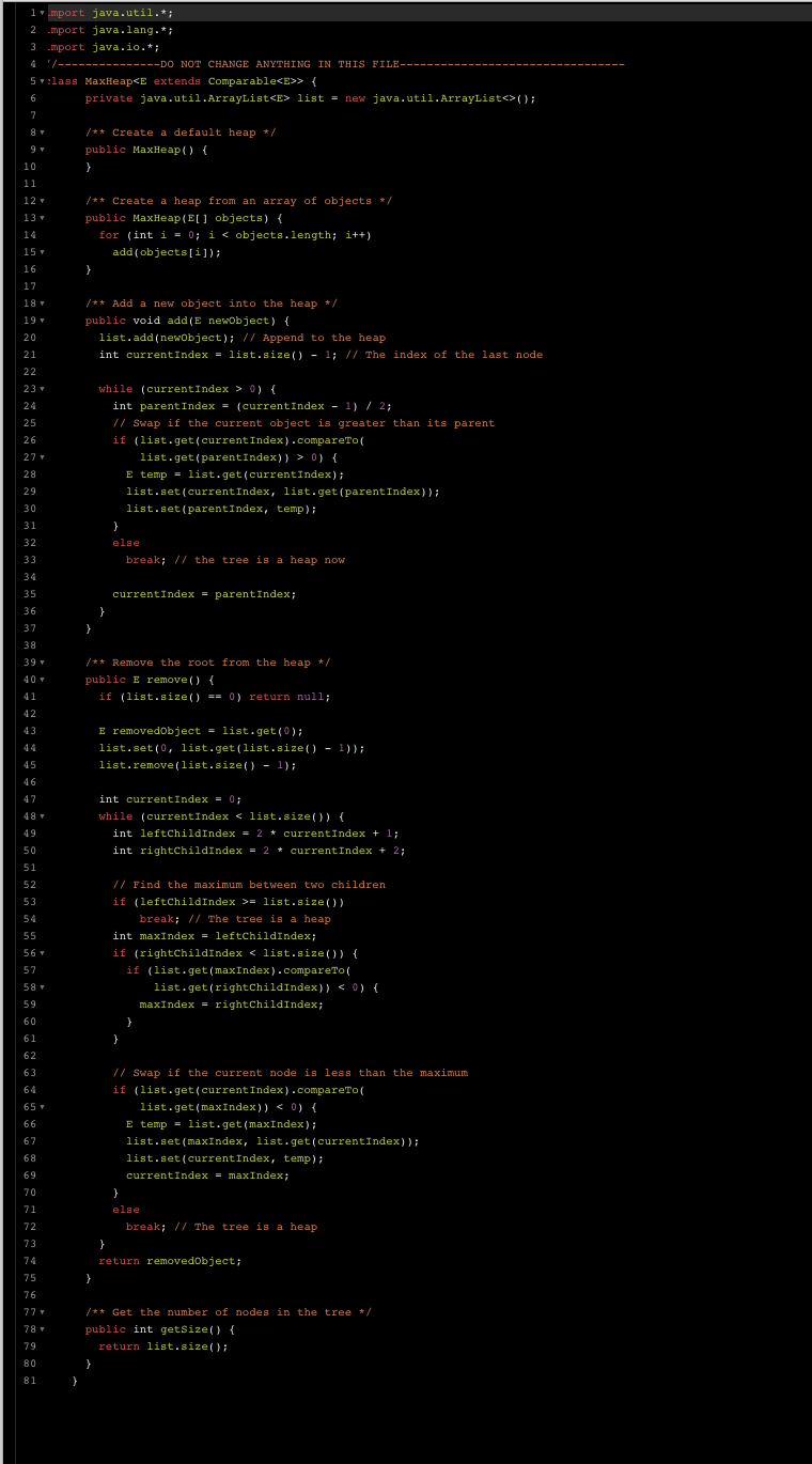Solved HW6_P1 - Convert Max Heap to a Complete BST The | Chegg.com