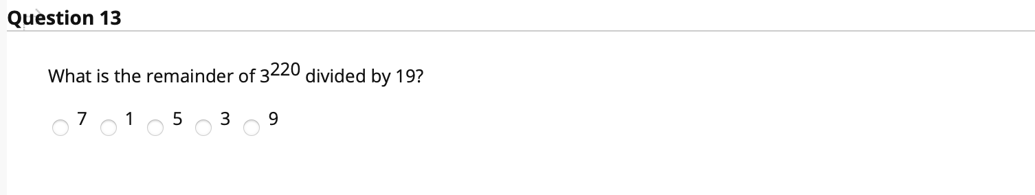 solved-question-13-what-is-the-remainder-of-3220-divided-by-chegg