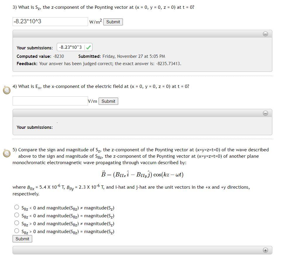 Solved A Plane Monochromatic Electromagnetic Wave With Wa Chegg Com