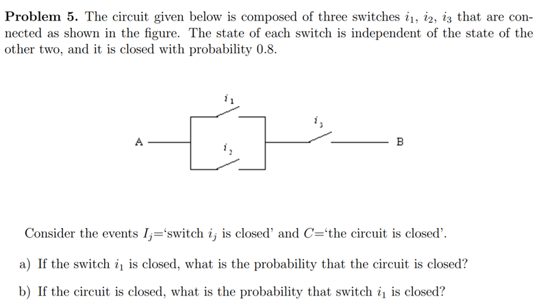 Solved Problem 5. The Circuit Given Below Is Composed Of | Chegg.com