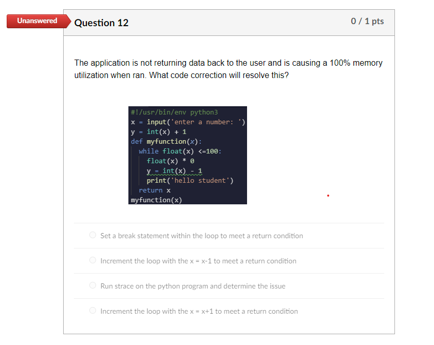 Solved The application is not returning data back to the | Chegg.com
