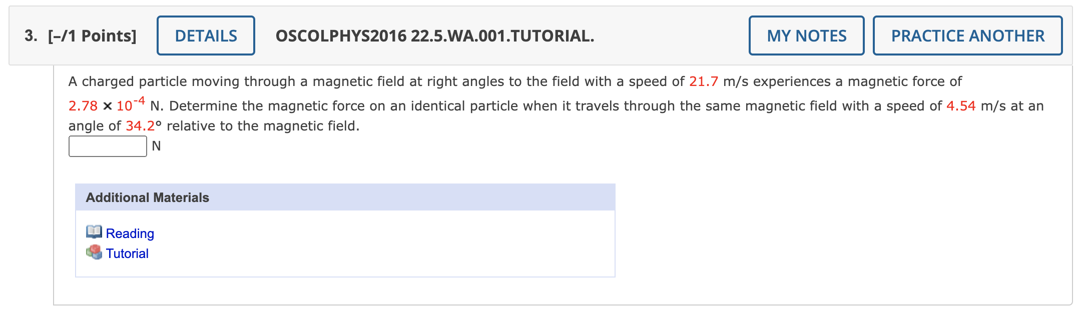 Solved A charged particle moving through a magnetic field at | Chegg.com