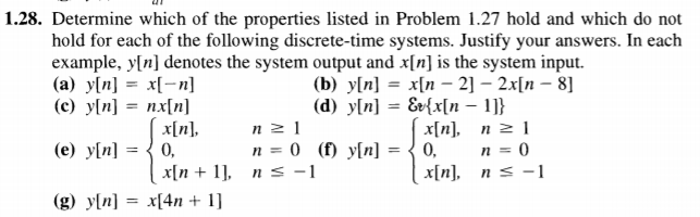 Solved 1.27. In this chapter, we introduced a number of | Chegg.com