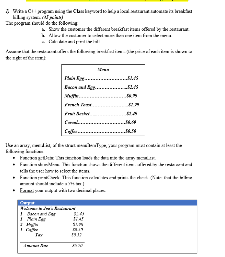 Solved DO NOT USE set(w) IN THE CODE Write in c++ use void | Chegg.com