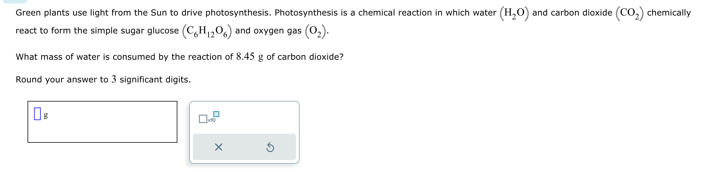 Solved Green plants use light from the Sun to drive