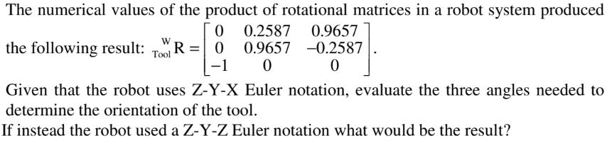 The numerical values of the product of rotational | Chegg.com