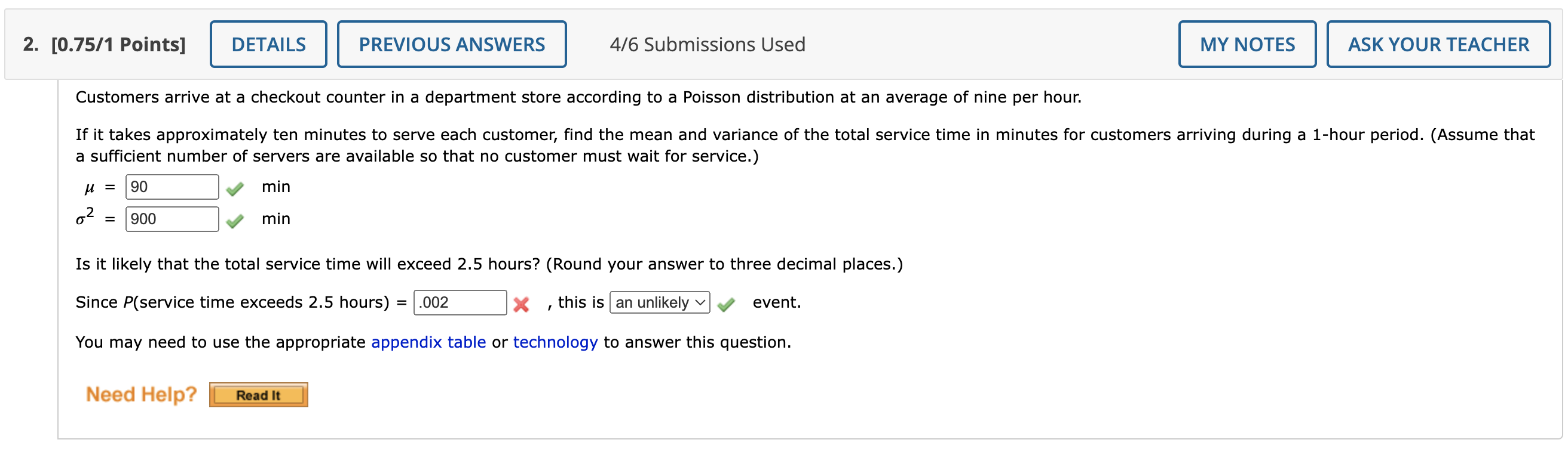 Solved Customers arrive at a checkout counter in a