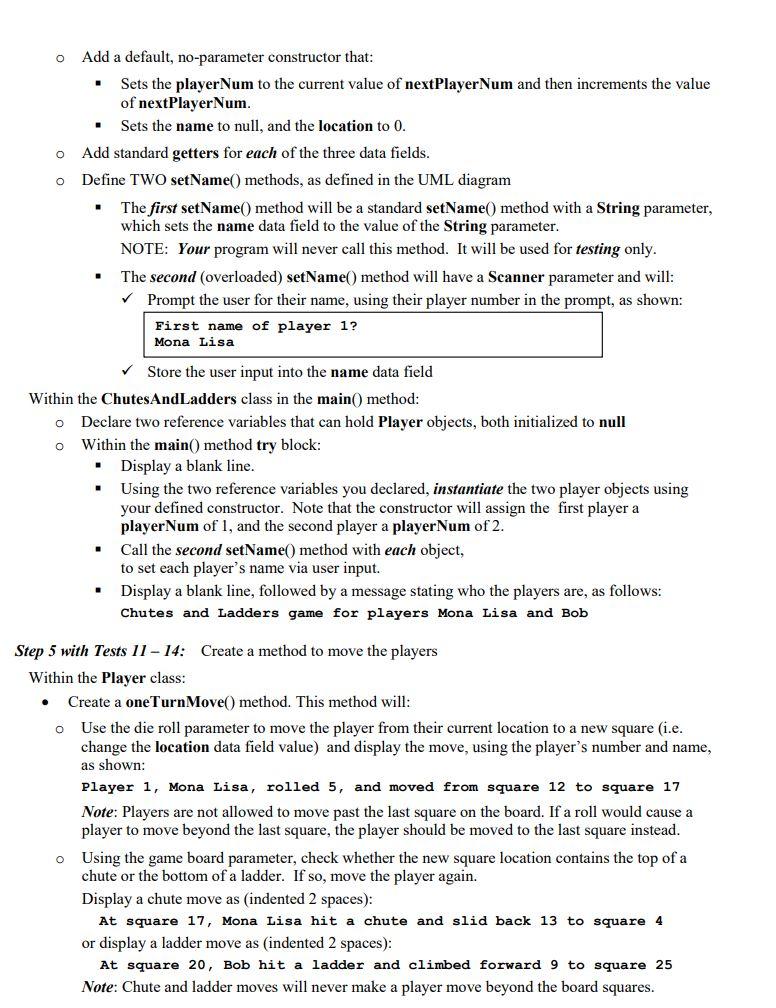 Java Assistance Please. Please read and don't just | Chegg.com
