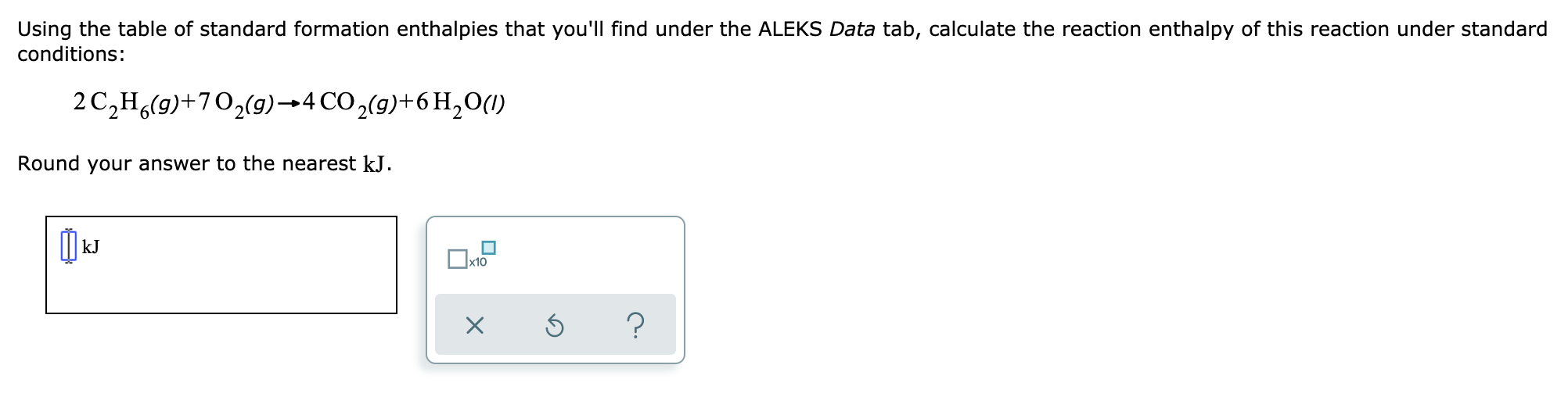 Solved Using the table of standard formation enthalpies that | Chegg.com