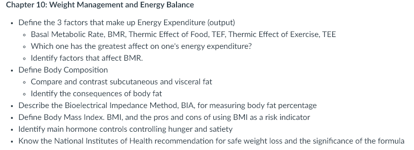 7 factors that affect body composition