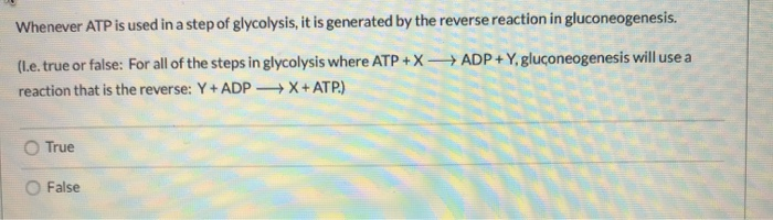 Solved Which of the following is used in BOTH glycolysis and | Chegg.com