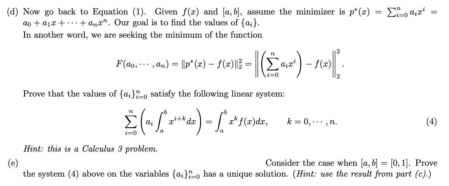 Lio Aixi D Now Go Back To Equation 1 Given Chegg Com