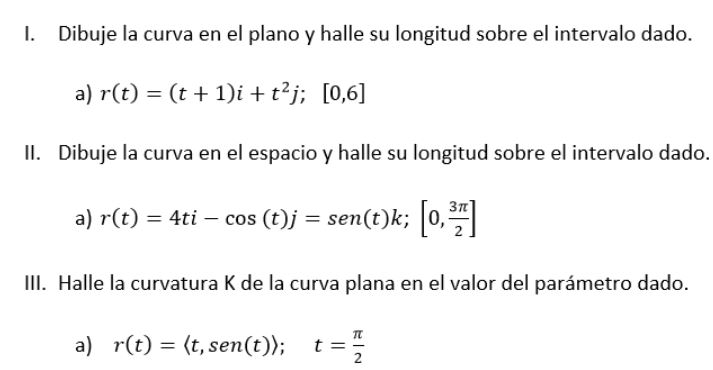 find the length of the plane curve given below