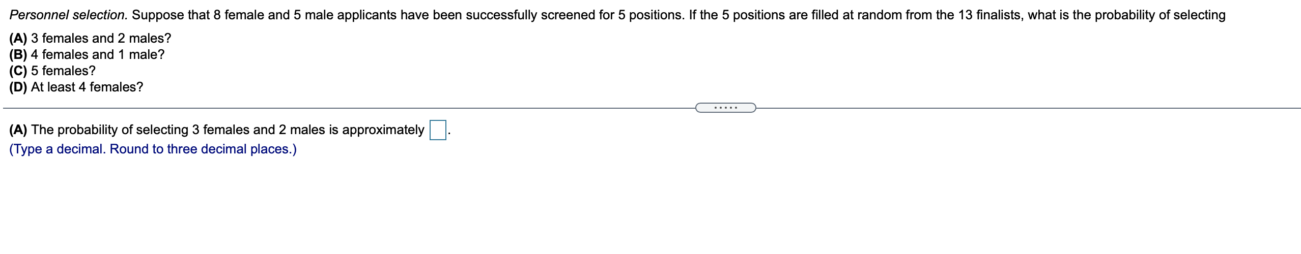 solved-personnel-selection-suppose-that-8-female-and-5-male-chegg