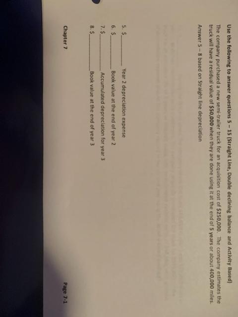 Solved Use the following to answer questions 5−15 (Straight | Chegg.com